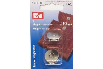 Chiusura magnetica diametro 19mm col. argento PR 416 480